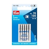 Набор игл для швейных машин с плоской колбой 130/705 H-SU Super, Prym, 154165