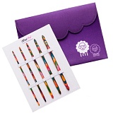 Набор двухсторонних крючков для вязания "Symfonie", длина 15см, 5 размеров,, KnitPro, 20669