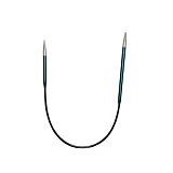 Спицы круговые укороченные асимметричные "Zing" 3,25мм/25см, длина спицы 7см и 4,5см, KnitPro, 47055