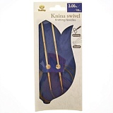 Спицы круговые "Knina Swivel" 3мм/100см, бамбук, натуральный, Tulip, KS-1000300