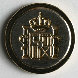 Пуговица, размер 15мм, металл, Dill, 310191/15-30