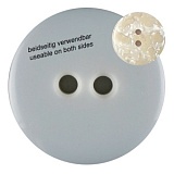 Пуговица двухсторонняя, размер 18мм, пластик, Dill, 312805/18-12