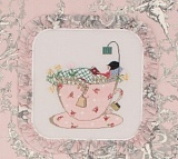 Купить недорого   Набор для вышивания "Женщина в чашке" 21*22см, Acufactum Ute Menze, 24010-04  в интернет магазине Фэмили хобби