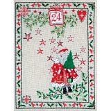 Купить недорого   Набор для вышивания "Встречаем Санта Клауса" 33*44см, Acufactum Ute Menze, 2587  в интернет магазине Фэмили хобби