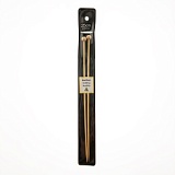 Спицы прямые "Bamboo" 3,5мм/25см, бамбук, натуральный, 2шт в упаковке, Tulip, KNS100350