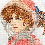 Купить недорого   Набор для вышивания Maia "Victorian Portrait" 13*13см, MEZ Венгрия, 5678000-05038  в интернет магазине Фэмили хобби