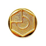 Пуговица, размер 15мм, металл, Dill, 311191/15-12