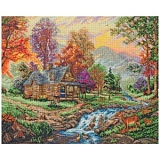Купить недорого   Набор для вышивания Maia "Mountain Retreat" 27*34см, MEZ Венгрия, 5678000-01223  в интернет магазине Фэмили хобби