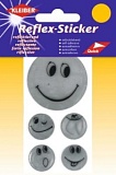 Набор аппликаций, самоклеящиеся, светоотражающие "Смайлики" 5см - 1шт и 2,3см - 4шт, Kleiber, 611-25