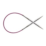 Спицы круговые укороченные "Nova" 3,25мм/25см, латунь с гальваническим покрытием, KnitPro, 10976