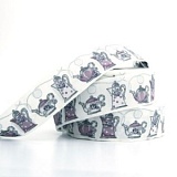 Купить недорого   Тесьма декоративная "Чайники", ширина 30мм, Acufactum Ute Menze,  в интернет магазине Фэмили хоби