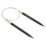 Спицы круговые укороченные "Lantern Moon" 3мм/40см, эбеновое дерево, KnitPro, 350041