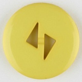 Пуговица, размер 13мм, пластик, Dill, 215735/13-12