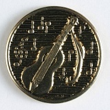 Пуговица, размер 18мм, металл, Dill, 250669/18-30