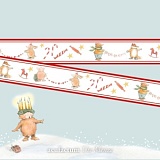 Купить недорого   Тесьма декоративная "Рождественская игра", ширина 16мм, 100% полиэстер, Acufactum Ute Menze, 35373  в интернет магазине Фэмили хоби