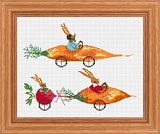 Купить недорого   Набор для вышивания "Флот зайцев" 20*15см, Acufactum Ute Menze, 24017-05  в интернет магазине Фэмили хобби