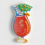 Пуговица, размер 30мм, пластик, Dill, 370310/30-24