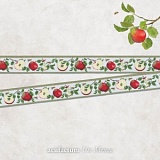 Купить недорого   Тесьма декоративная, тканая "Урожай яблок", ширина 16мм, 100% полиэстер, Acufactum,  в интернет магазине Фэмили хоби