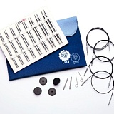 Набор спиц съемных "Nova", KnitPro, длина 13см, 8 размеров, 10616