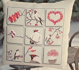 Купить недорого   Набор для вышивания "Зимние квадраты" 32,5*32,5см, Acufactum Ute Menze, 24021-01  в интернет магазине Фэмили хобби