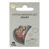 Набор маркеров для вязания "amicolle", сердце, Tulip, AC-016e