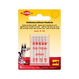 Набор игл для швейной машинки ORGAN, джерси, размер 70-100, сталь, 5шт в наборе, Kleiber, 699-93