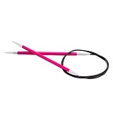 Спицы круговые "Zing" 5мм/100см, KnitPro, 47161