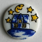 Пуговица, размер 18мм, пластик, Dill, 231383/18-30