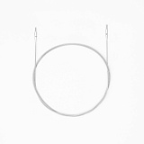 Тросик для съемных спиц Petite, длина около 35 (60)см, заглушки 4шт, ключик 2шт, KnitPro, 10546