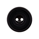 Пуговица с 2 отверстиями, размер 23мм, черный, Union Knopf by Prym, U0453510023008001-20