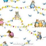 Ткань "Лето мышки", ширина 155см, Acufactum Ute Menze, 3523-749