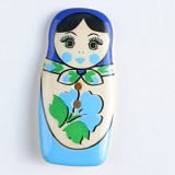 Пуговица, размер 40мм, пластик, Dill, 370653/40-12