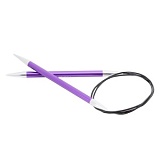 Спицы круговые "Zing" 7мм/80см, KnitPro, 47135