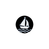 Пуговица "Парусник" на ножке, размер 11мм, пластик, Union Knopf by Prym, U0451690011008001-40