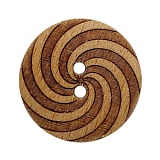 Пуговица, размер 18мм, дерево, Dill, 281217/18-12