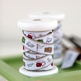 Купить недорого   Тесьма декоративная "В путешествиях", ширина 16мм, Acufactum Ute Menze,  в интернет магазине Фэмили хоби