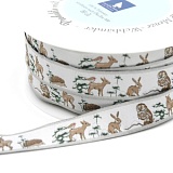 Купить недорого   Тесьма декоративная "Животные в зимнем лесу", ширина 16мм, Acufactum Ute Menze,  в интернет магазине Фэмили хоби