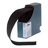 Купить недорого   Эластичная лента-с дорожкой д/шва (резинка), 10м, 50мм, черная, 83%пол, 17%эл, рулон 955517  в интернет магазине Фэмили хоби