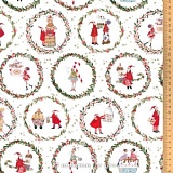 Ткань "Рождественские угощения", ширина 145см, 100% хлопок, Acufactum Ute Menze, 3523-915