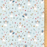 Ткань "Небесный хор", ширина 145см, 100% хлопок, Acufactum Ute Menze, 3523-878