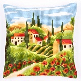 Купить недорого   Набор для вышивания лицевой стороны наволочки "Тосканский пейзаж", Vervaco, PN-0144846  в интернет магазине Фэмили хобби