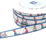 Купить недорого   Тесьма декоративная "Пиппа и Пелле под звездами ", ширина 16мм, Acufactum Ute Menze,  в интернет магазине Фэмили хоби