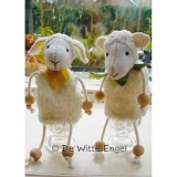 Набор для шитья вальдорфской игрушки "Две овечки", De Witte Engel, A51500