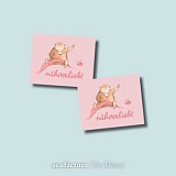 Заплатка "Bar nahverliebt" /Медведь любит шить/ 40*50мм, 100% полиэстер, Acufactum Ute Menze, 35377