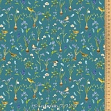 Ткань "Вестник весны", ширина 145см, 100% хлопок, Acufactum, 3523-803