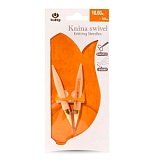 Спицы круговые укороченные "Knina Swivel" 10мм/40см, бамбук, натуральный, Tulip, KS-401000