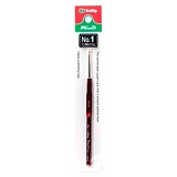 Крючок для вязания с ручкой "MinD" 1,6мм, сталь/пластик, золотистый/темно-красный, Tulip, TA-1042e