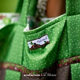 Этикетка тканая "Mein Werk" 20*45мм, Acufactum Ute Menze, 35332