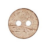 Пуговица с 2 отверстиями, размер 27мм, кокосовый орех, Union Knopf by Prym, U0045959027001801-15