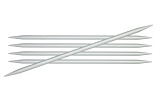Спицы чулочные "Basix Aluminum" 3,5мм/20см, KnitPro, 45114